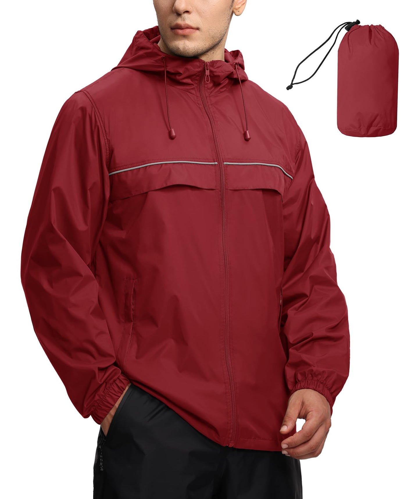 Men's lightweight raincoat jacket