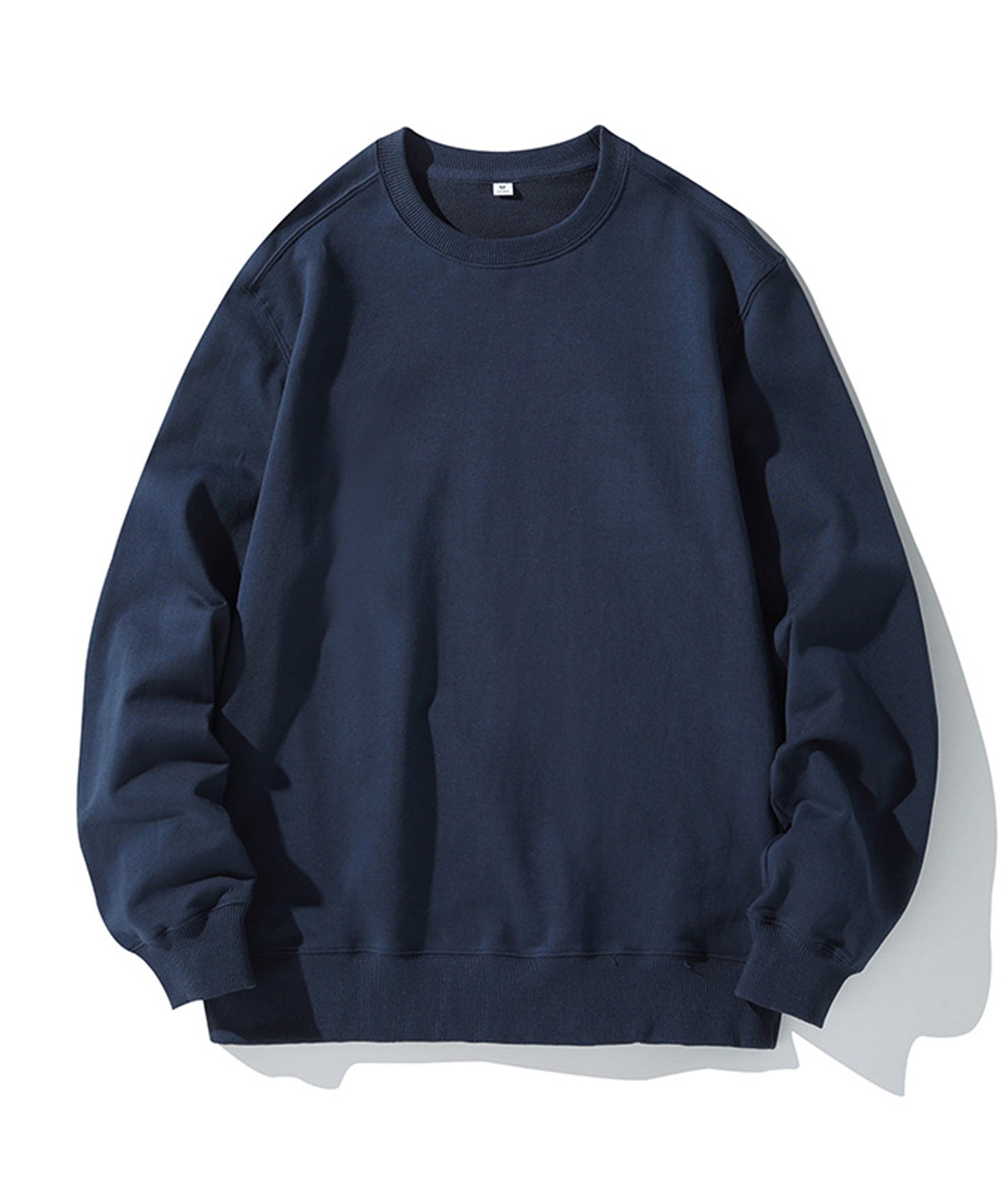 320g straight shoulder terry crew neck sweatshirt