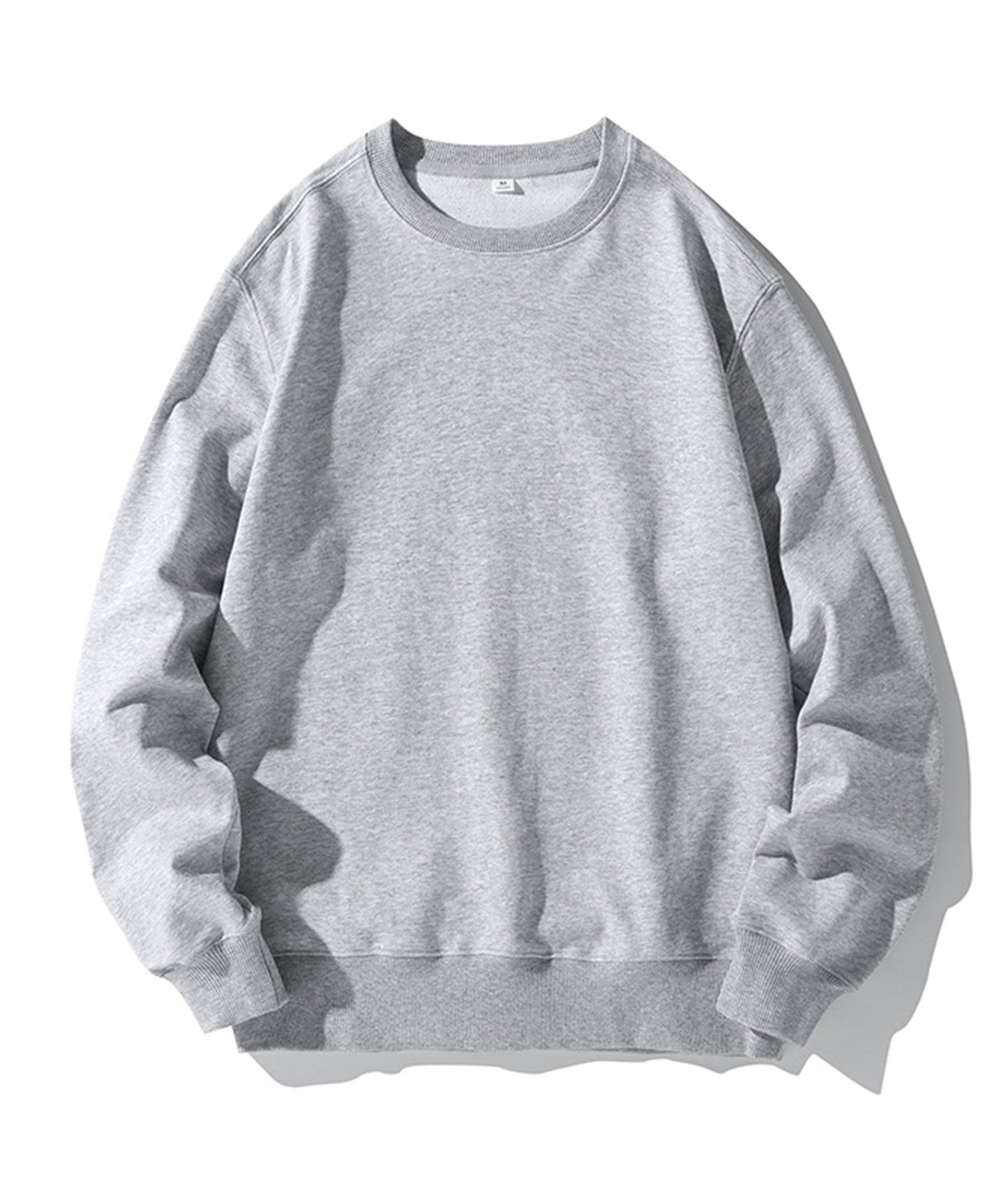 320g straight shoulder terry crew neck sweatshirt