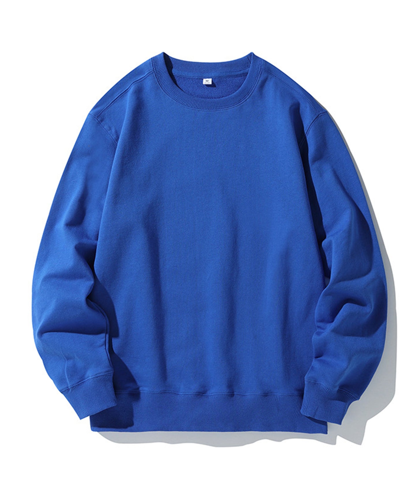 320g straight shoulder terry crew neck sweatshirt