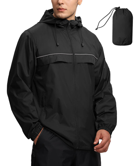 Men's lightweight raincoat jacket