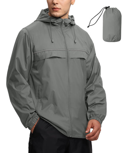 Men's lightweight raincoat jacket