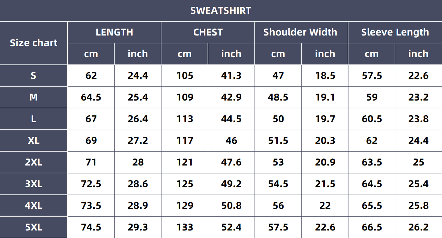 320g straight shoulder terry crew neck sweatshirt