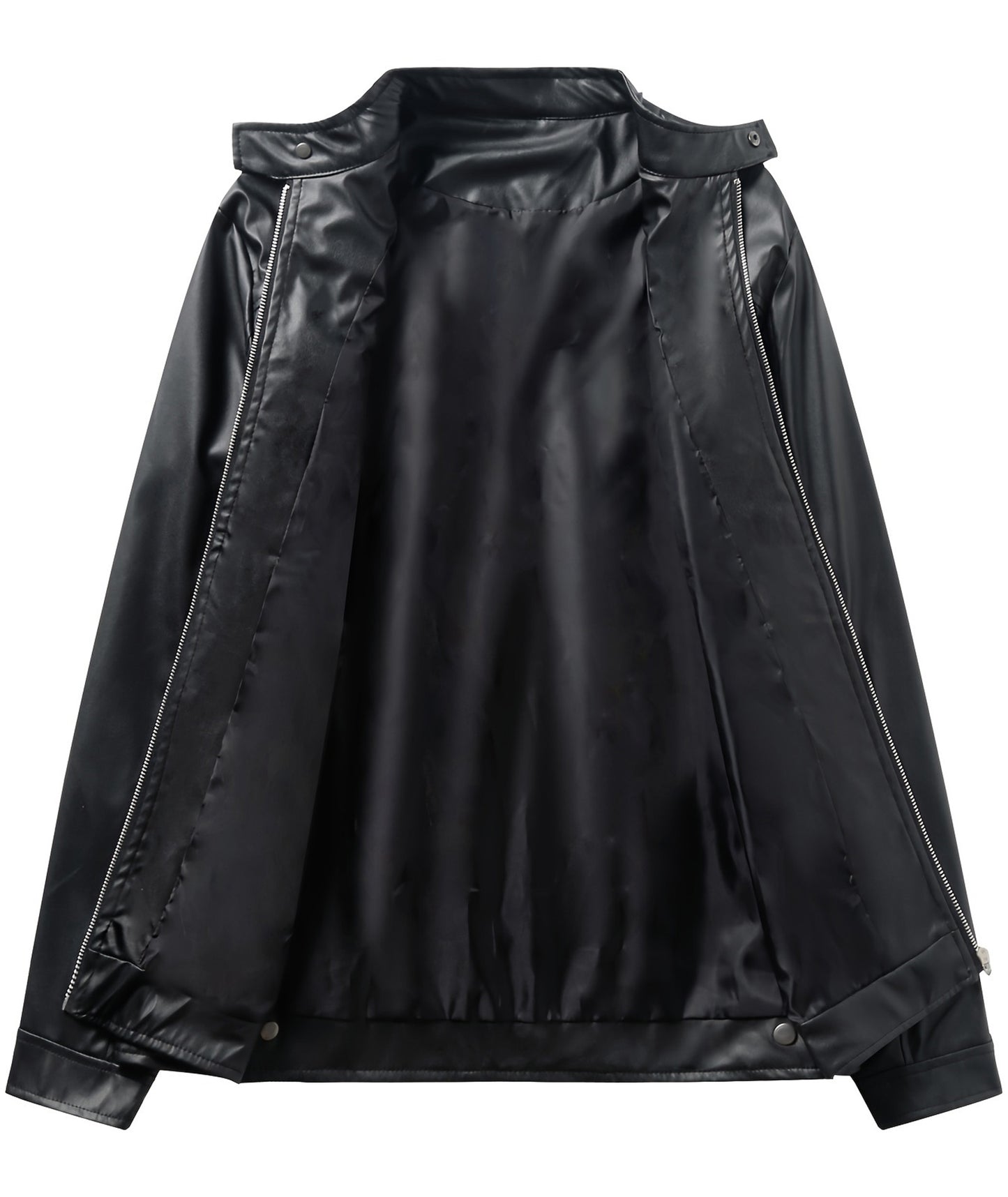 Men's Black PU Leather Jacket